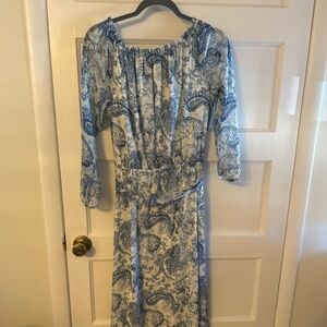 Perfect for Easter!!! Nine West Paisley Maxi Dress